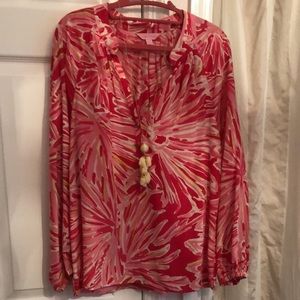 Lilly Pulitzer silk top